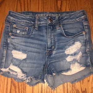 american eagle jean shorts